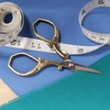 image:imageJubileeYarn Chinese Wing amp Cloud Embroidery Craft Scissors  Antique Silver  1 ScissorChinese Wing  Cloud  Assortment