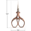 image:imageJubileeYarn Chinese Wing amp Cloud Embroidery Craft Scissors  Antique Silver  1 ScissorChinese Wing  Cloud  Copper