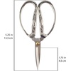 image:imageJubileeYarn Chinese Wing amp Cloud Embroidery Craft Scissors  Antique Silver  1 ScissorCrane Motif  Assortment