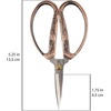 image:imageJubileeYarn Chinese Wing amp Cloud Embroidery Craft Scissors  Antique Silver  1 ScissorCrane Motif  Assortment