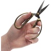 image:imageJubileeYarn Chinese Wing amp Cloud Embroidery Craft Scissors  Antique Silver  1 ScissorCrane Motif  Bronze