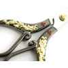 image:imageJubileeYarn Chinese Wing amp Cloud Embroidery Craft Scissors  Antique Silver  1 ScissorGold Dragon  Black
