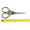image:imageJubileeYarn Chinese Wing amp Cloud Embroidery Craft Scissors  Antique Silver  1 ScissorGold Dragon  Silver