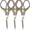 image:imageJubileeYarn Chinese Wing amp Cloud Embroidery Craft Scissors  Antique Silver  1 ScissorGold Dragon  Silver