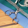 image:imageJubileeYarn Chinese Wing amp Cloud Embroidery Craft Scissors  Antique Silver  1 ScissorLeg Shaped  Silver