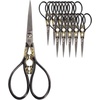 image:imageJubileeYarn Chinese Wing amp Cloud Embroidery Craft Scissors  Antique Silver  1 ScissorScrollwork  Black