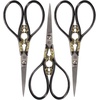 image:imageJubileeYarn Chinese Wing amp Cloud Embroidery Craft Scissors  Antique Silver  1 ScissorScrollwork  Black
