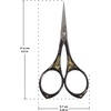 image:imageJubileeYarn Chinese Wing amp Cloud Embroidery Craft Scissors  Antique Silver  1 ScissorSun Motif  Black