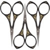 image:imageJubileeYarn Chinese Wing amp Cloud Embroidery Craft Scissors  Antique Silver  1 ScissorSun Motif  Black