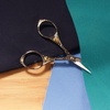 image:imageJubileeYarn Chinese Wing amp Cloud Embroidery Craft Scissors  Antique Silver  1 ScissorSun Motif  Bronze