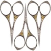 image:imageJubileeYarn Chinese Wing amp Cloud Embroidery Craft Scissors  Antique Silver  1 ScissorSun Motif  Silver