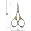 image:imageJubileeYarn Chinese Wing amp Cloud Embroidery Craft Scissors  Antique Silver  1 ScissorSun Motif  Silver