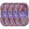 image:imageJubileeYarn Chunky Melody Yarn  100gSkein Bulky Wool Blend  Sea Mist  2 Skeins03 Fireking Purple