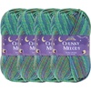 image:imageJubileeYarn Chunky Melody Yarn  100gSkein Bulky Wool Blend  Sea Mist  2 Skeins05 Peacock