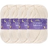 image:imageJubileeYarn Chunky Melody Yarn  100gSkein Bulky Wool Blend  Sea Mist  2 Skeins09 White