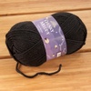 image:imageJubileeYarn Chunky Melody Yarn  100gSkein Bulky Wool Blend  Sea Mist  2 Skeins10 Black