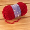 image:imageJubileeYarn Chunky Melody Yarn  100gSkein Bulky Wool Blend  Sea Mist  2 Skeins19 Ruby Red