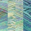 image:imageJubileeYarn Chunky Melody Yarn  100gSkein Bulky Wool Blend  Shades of Orange  4 SkeinsShades of Blue
