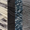 image:imageJubileeYarn Chunky Melody Yarn  100gSkein Bulky Wool Blend  Shades of Orange  4 SkeinsShades of Grey