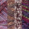 image:imageJubileeYarn Chunky Melody Yarn  100gSkein Bulky Wool Blend  Shades of Orange  4 SkeinsShades of Purple