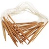 image:imageJubileeYarn Circular Bamboo Knitting Needles  24  Carbonized Brown  15 SizesCarbonized Brown
