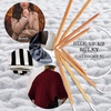 image:imageJubileeYarn Circular Bamboo Knitting Needles Set  4 Lengths 16 24 30 40  Carbonized Brown  US Size 2 NeedlesCarbonized Brown
