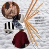 image:imageJubileeYarn Circular Bamboo Knitting Needles Set  4 Lengths 16 24 30 40  Carbonized Brown  US Size 2 NeedlesCarbonized Brown