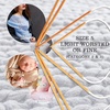 image:imageJubileeYarn Circular Bamboo Knitting Needles Set  4 Lengths 16 24 30 40  Carbonized Brown  US Size 2 NeedlesCarbonized Brown