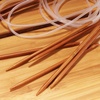 image:imageJubileeYarn Circular Bamboo Knitting Needles Set  4 Lengths 16 24 30 40  Carbonized Brown  US Size 2 NeedlesCarbonized Brown