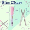 image:imageJubileeYarn Compact Safety Scissors Set  Pen and Push Portable Scissors  Dark BlueGray