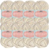 image:imageJubileeYarn Cotton Select Yarn  50gSkein Sport Weight  Blueberry Pie  4 Skeins025 Milkshake