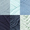 image:imageJubileeYarn Cotton Select Yarn  50gSkein Sport Weight  Blueberry Pie  4 SkeinsColorway Thundershower