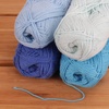 image:imageJubileeYarn Cotton Select Yarn  50gSkein Sport Weight  Blueberry Pie  4 SkeinsShades of Blue