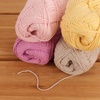 image:imageJubileeYarn Cotton Select Yarn  50gSkein Sport Weight  Blueberry Pie  4 SkeinsShades of Contrasting Colors B
