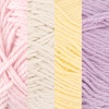 image:imageJubileeYarn Cotton Select Yarn  50gSkein Sport Weight  Blueberry Pie  4 SkeinsShades of Contrasting Colors B