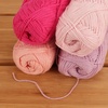 image:imageJubileeYarn Cotton Select Yarn  50gSkein Sport Weight  Blueberry Pie  4 SkeinsShades of Pink