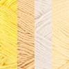 image:imageJubileeYarn Cotton Select Yarn  50gSkein Sport Weight  Blueberry Pie  4 SkeinsShades of Yellow