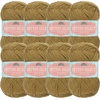 image:imageJubileeYarn Cotton Select Yarn  50gSkein Sport Weight  Island Pink  4 Skeins210 Chestnut Brown