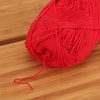 image:imageJubileeYarn Cotton Select Yarn  50gSkein Sport Weight  Island Pink  4 Skeins402 Cardinal Red