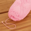 image:imageJubileeYarn Cotton Select Yarn  50gSkein Sport Weight  Light Yellow  8 Skeins103 Marina Pink
