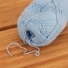 image:imageJubileeYarn Cotton Select Yarn  50gSkein Sport Weight  Light Yellow  8 Skeins109 Glacier Blue