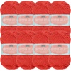 image:imageJubileeYarn Cotton Select Yarn  50gSkein Sport Weight  Light Yellow  8 Skeins205 Hearts Red