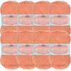 image:imageJubileeYarn Cotton Select Yarn  50gSkein Sport Weight  Light Yellow  8 Skeins304 Tigerlily Orange