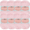 image:imageJubileeYarn Cotton Select Yarn  50gSkein Sport Weight  Light Yellow  8 Skeins305 Primrose Pink