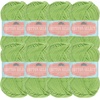 image:imageJubileeYarn Cotton Select Yarn  50gSkein Sport Weight  Light Yellow  8 Skeins307 Limeade Green