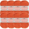 image:imageJubileeYarn Cotton Select Yarn  50gSkein Sport Weight  Light Yellow  8 Skeins407 Burnt Orange
