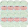 image:imageJubileeYarn Cotton Select Yarn  50gSkein Sport Weight  Light Yellow  8 Skeins503 Green Mint