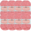 image:imageJubileeYarn Cotton Select Yarn  50gSkein Sport Weight  Light Yellow  8 Skeins505 Soft Red