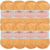 image:imageJubileeYarn Cotton Select Yarn  50gSkein Sport Weight  Light Yellow  8 Skeins509 Bright Orange