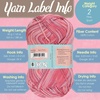 image:imageJubileeYarn Cotton Select Yarn  50gSkein Sport Weight  Light Yellow  8 Skeins509 Bright Orange